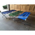 Muebles de exterior plegable cama de campamento, cama militar.